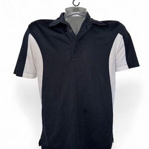 Unbranded Men's Black and Navy Polo-shirts